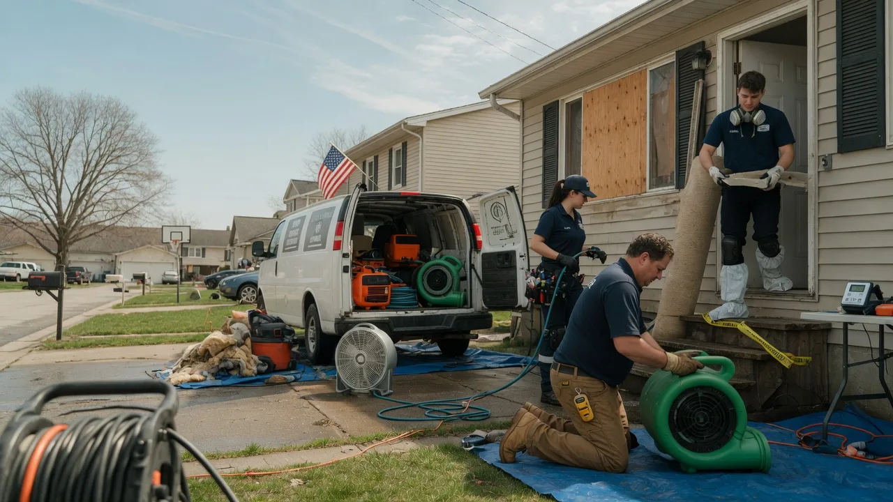 Water Damage Restoration in Kechi, KS near me